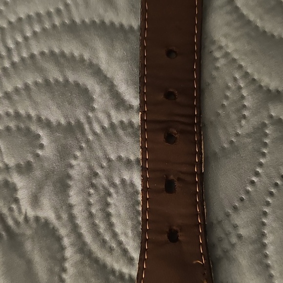 Zeppelin Tan Belt with Fish Embroidery - Picture 6 of 8